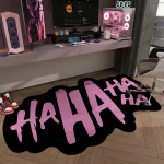 Creative Haha Rugs for Bedroom Irregular Shapes Living Room Decoration Carpet Washable E-sports Floor Mat Anti-slip Lounge Rug - Image 8