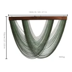 Wooden Arc-shaped Decorative Tapestries, Home Living Room Wall Hangings, Hand-woven Decorative Tapestries 100x70cm/100x60cm - Image 20