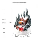 Christmas Decorations  LED Night Lights Luminous Micro Landscape House Children's Creative Gift Christmas New Year Ornaments - Image 14