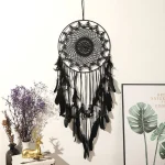 Dream Catcher Large Pendant Wedding Props Decoration White Feather Pendant Supplement Dream Network Creative Wall Hanging Gift