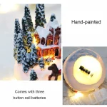 Christmas Decorations  LED Night Lights Luminous Micro Landscape House Children's Creative Gift Christmas New Year Ornaments - Image 5