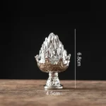 Vertical Incense Burner Mini Alloy Hollow Incense Holder Portable Tabletop Ornament Home Aromatherapy Burner Desk Decoration - Image 8