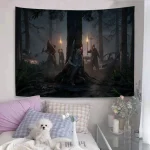 The Last Us Cartoon Tapestry Bohemian Wall Tapestries Mandala Home Decor - Image 18