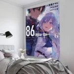 Anime 86 Eighty Six Tapestry Background Art Decor For Bedroom Living Room Bar Garden Outdoor  Wall Decor - Image 11