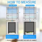 BOLAIEN Smart Roller Shade Outdoor Waterproof Custom Size Motorized Blind Zipper for Balcony Patio Compatible with Alexa Control - Image 6