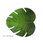 45*38CM Large Size Monstera Shaped Table Mat Tropical Leaf Placemat Dining Table Coaster EVA Eco-friendly Placemats Cup Mats - Image 7