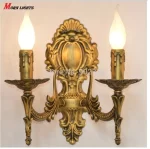 Antique Bronze Wall Sconce Light Fashion Bedroom Bedside Lamp Sconce Light Modern Antique - Image 8