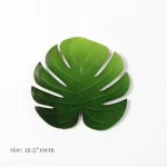 45*38CM Large Size Monstera Shaped Table Mat Tropical Leaf Placemat Dining Table Coaster EVA Eco-friendly Placemats Cup Mats - Image 8