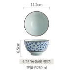 Japanese Ceramic Bowl Tableware Set Creative Retro Household Rice Bowl Single Eating Bowl Soup Noodle Bowl Small Bowl - Image 22