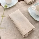 12pcs Table Napkins Wedding Party Dinner Table White Cloth Napkin Restaurant Home Napkins Cotton Linen Handkerchie 4 Size - Image 13