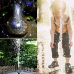 Solar Fountain Led Solar Water Fountain with LED Lights for Outdoor Landscape Garden Decor Floating Pool Fountain Solar Pump - Image 2