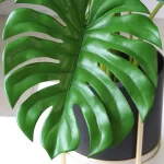 70-88CM Artificial Plants Green Plastic Monstera Fake Leaves Simulation Palm Tree Landscaping Park Hotel Home Decor Accessories - Image 6