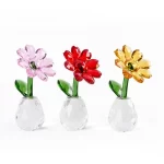 Crystal Sunflower Figurines & Miniature Glass Craft Fengshui Ornament Crystal Figurines Glass Paperwight Home Decor Love Present - Image 3