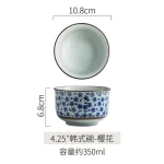 Japanese Ceramic Bowl Tableware Set Creative Retro Household Rice Bowl Single Eating Bowl Soup Noodle Bowl Small Bowl - Image 7