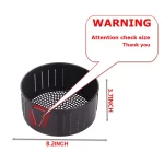 2.6L 3.5L Non-stick Air Fryer Basket Baking Drain Oil Pan Frying Accessories Kitchenware Dishwasher Safe R9CA - Image 4