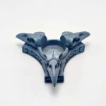 2022 silicone mold triangle crow skull candle holder diy concrete resin plaster model making mold Halloween decoration tool - Image 3