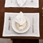 12 pcs White Napkin Table Napkin party Wedding Tablecloth Restaurant Household CottonLinen Napkin table Mat - Image 3