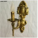 Antique Bronze Wall Sconce Light Fashion Bedroom Bedside Lamp Sconce Light Modern Antique - Image 6