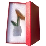 Crystal Sunflower Figurines & Miniature Glass Craft Fengshui Ornament Crystal Figurines Glass Paperwight Home Decor Love Present - Image 6