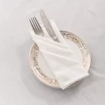 12 pcs White Napkin Table Napkin party Wedding Tablecloth Restaurant Household CottonLinen Napkin table Mat - Image 2