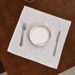 12 pcs White Napkin Table Napkin party Wedding Tablecloth Restaurant Household CottonLinen Napkin table Mat - Image 4
