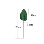 98CM 3pcs Large Artificial Plants Green Palm Tree Leaves Plastic Banana Tree Branch Wedding Garden Living Room Deco Accessories - Image 13