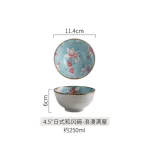 Japanese Ceramic Bowl Tableware Set Creative Retro Household Rice Bowl Single Eating Bowl Soup Noodle Bowl Small Bowl - Image 16