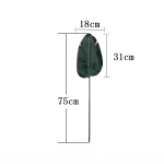 98CM 3pcs Large Artificial Plants Green Palm Tree Leaves Plastic Banana Tree Branch Wedding Garden Living Room Deco Accessories - Image 14