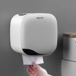 Multifunction Waterproof Toilet Paper Holder Dust-proof Bathroom Storage Holder For Paper Towels Durable Home Paper Towel Holder - Image 3