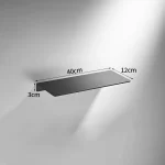 Tuqiu Bathroom Shelf 20-100cm Black Shower Rack Corner Shelf Square Bath Shower Shelf Bathroom Storage Organizer Rack - Image 12