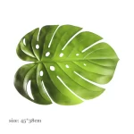 45*38CM Large Size Monstera Shaped Table Mat Tropical Leaf Placemat Dining Table Coaster EVA Eco-friendly Placemats Cup Mats - Image 9