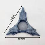 2022 silicone mold triangle crow skull candle holder diy concrete resin plaster model making mold Halloween decoration tool - Image 4
