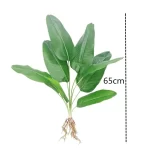 70-88CM Artificial Plants Green Plastic Monstera Fake Leaves Simulation Palm Tree Landscaping Park Hotel Home Decor Accessories - Image 12
