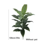 50-180cm Artificial Plants Large Tropical Palm Tree Fake Banana Tree Real Touch Plastic Monstera For Home Garden Party Decor - Image 6