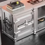 Industrial Storage Tv Stand Unique Eclectic Modern Luxury Tv Stand Aesthetic Trendy Mueble Para Televisor Room Furniture - Image 3