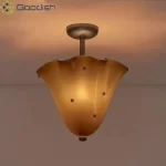 Bauhaus Medieval stained glass Petals Art Creative LED Home Ceiling Lights Lustre Lamps for Living Room Decoration Chandeliers - Image 4