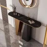 European Luxury Console Table Modern Aesthetic Elegant Trendy Console Table For Hallway Entrance Woonkamer Tafel Furniture - Image 5