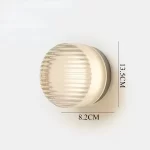 Nordic Led Acrylic Wall Sconce Light for Living Room Aisel Corridor Bedroom Lamp Bathroom Home Decoration Indoor Lighting Round - Image 10