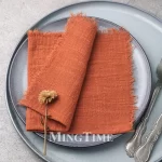 20pcs 32x32cm Cotton Gauze Table Napkins Bohemian Wedding Decor Vintage Western Style Bridal Party Dinner Cloth Accessories - Image 9