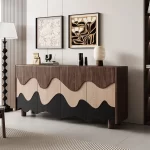 Space Saving Storage Box Door Cabinet Decorative Outdoor Wooden Shoe Cabinet Organizers Storage Locker Living Room Furniture - Image 2