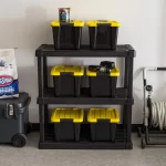 IRIS 20 Qt. Plastic Storage Bins with Lids, Stackable Storage Containers, Totes, 6 Pack - Image 2