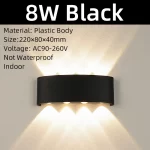 LED Wall Sconce Lamp Indoor Modern Decoration Lamp 85-265V 5W Interior Lighting For Home Stairs Bedside Living Room Wall Light - Image 14