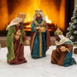 Realistic 11 Piece 18.5cm Figurine Set For Christmas Religious Nativity Scene Home Church Table Decor For Family Holiday Gift - Image 4