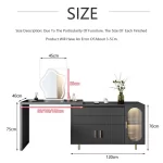 Modern Dresser Bedroom Simple Modern Corner Integrated Dressing Table Small Household Light Luxury Dressing Table - Image 6