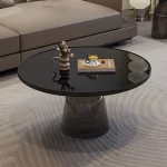 Italian Trendy Coffee Tables Round Classic Luxury Modern Design Coffee Tables Premium Aesthetic Table Basse Furniture For Home - Image 5