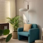 Nelson bubble floor lamp wabi sabi white ufo Silk lamp Danish designer Living Room Sofa Side Bedroom Bedside Standing Led Lamp - Image 6