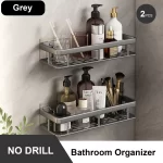Bathroom Storage Rack Stainless Steel Anti Rust Storage Shower Rack Suction Cup Storage Rack Household Storage Appliances - Image 10
