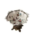 American retro high footed fruit platter European shaped candy platter restaurant ceramic fruit platter living room - Image 5