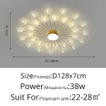 Minimalist Designer LED Ceiling Lamps Suspension Ceiling Lights for Living Room Bedroom Home Decor Indoor Lighting Decoration - Image 13