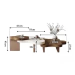 Vintage Unique Coffee Table Elegant Beauty Classic Artistic Coffee Table Ornate Aesthetic Meubles De Maison Furniture Home - Image 2